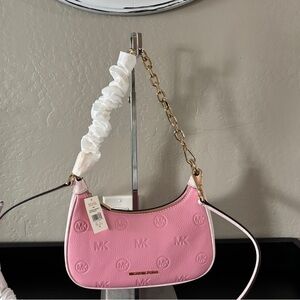 Michael Kors Pink Cora Crossbody Shoulder Bag! NEW